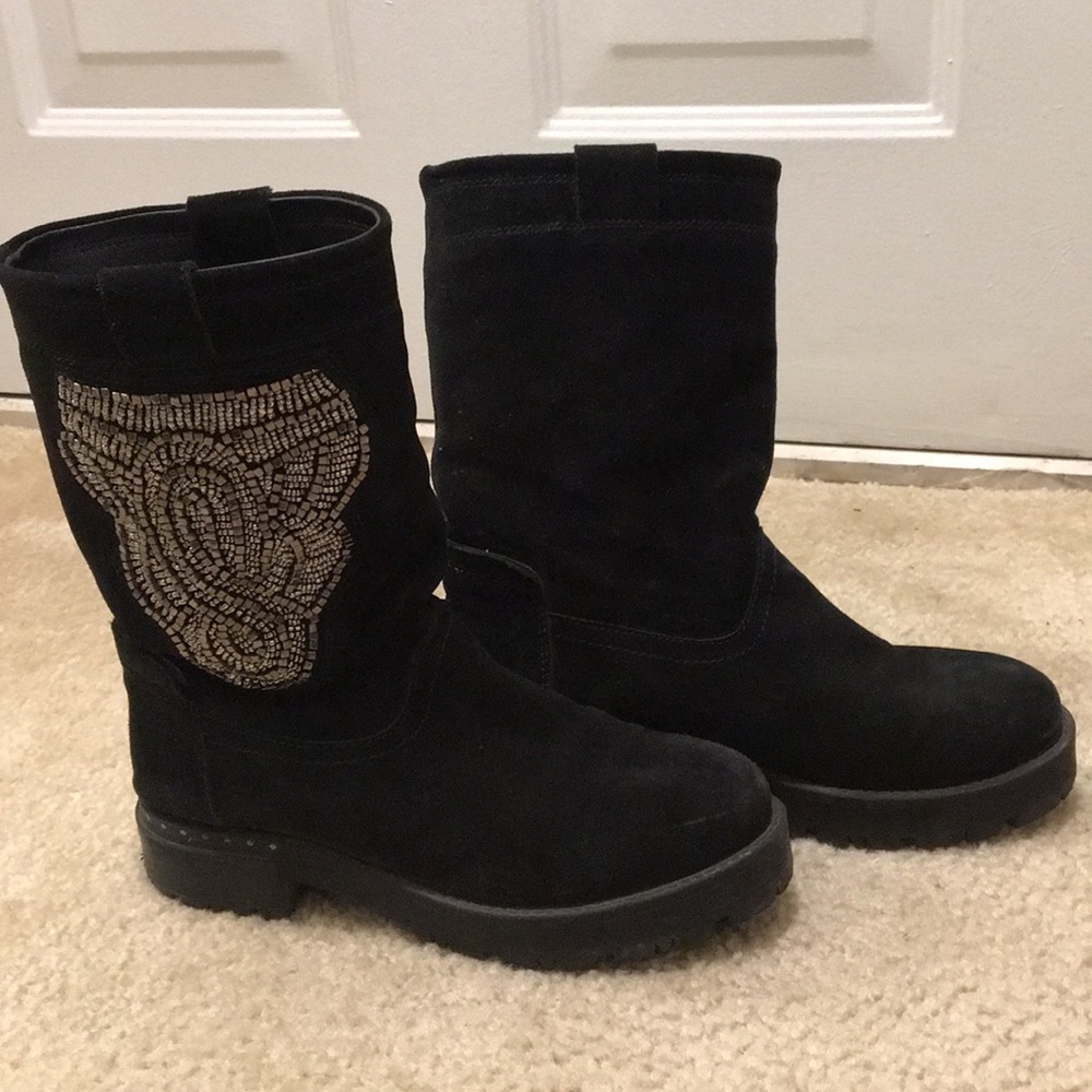 Suede Leather Boots
